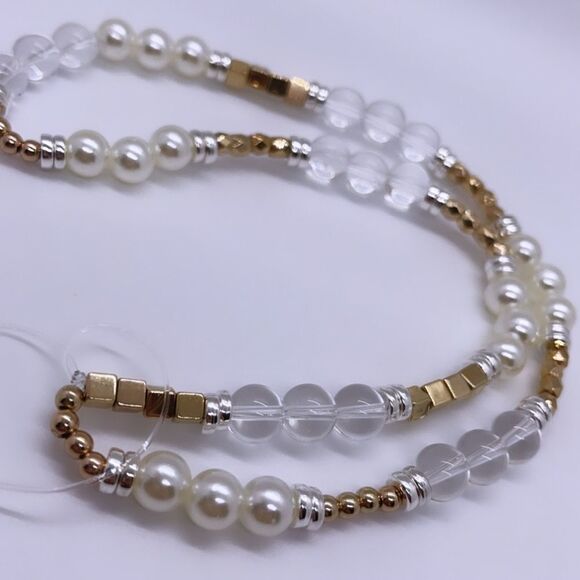 NWT Wool + Pepper Co. Beaded Phone Lanyard - Picture 2 of 4